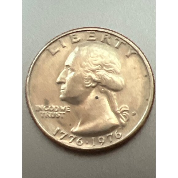 Bicentennial 1776 -1976 US Quarter Coin D Mint Mark Drummer Boy 200th - Picture 1 of 3